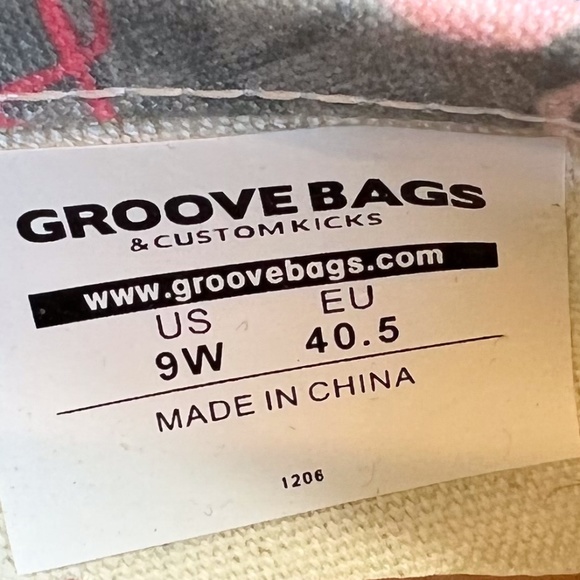 Groove Bags Canvas Pink Flamingo Flats Sz 9 - Picture 6 of 7